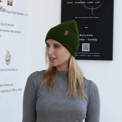 Vista 2 de Rajputana Paquete de 1 y 2 gorros de invierno unisex para hombres y mujeres