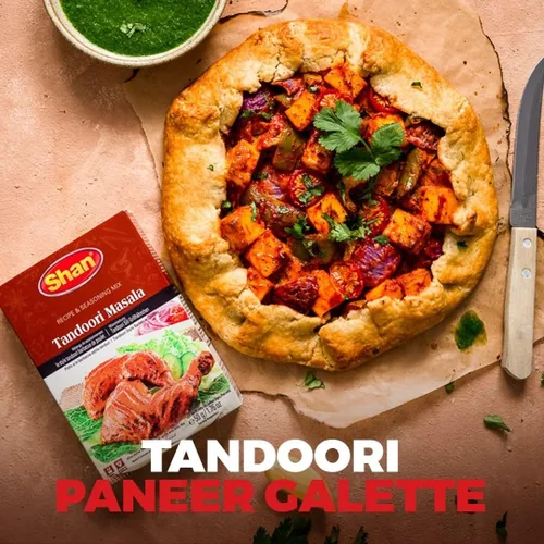 Vista 4 de Shan Mezcla de recetas y condimentos Tandoori de 1.76 onzas (1.76 oz) – Especias en polvo para pollo al estilo Tandoori – Adecuado para vegetarianos
