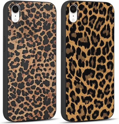 Vista 23 de Paquete de 2 fundas de teléfono con bonito estampado de guepardo para iPhone 7/8/SE 2020 / SE 2022 de 4.7 pulgadas, diseño de leopardo de lujo