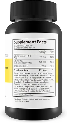 Vista 2 de Cortisol Health & Manage Pro - Hormona del estrés y apoyo inmunológico - Promueve niveles saludables de cortisol y función inmunológica - Vitamina