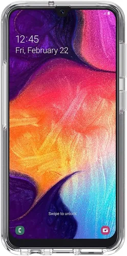 Vista 4 de OtterBox Symmetry Clear Series - Funda para Samsung Galaxy A50, embalaje al por menor, transparente
