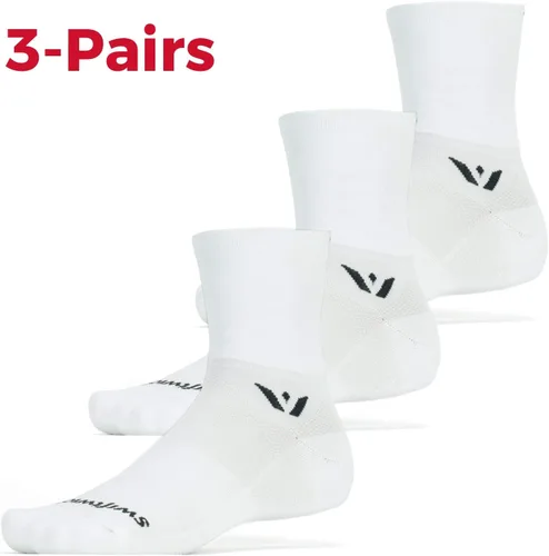 Vista 2 de Swiftwick - ASPIRE CUATRO (3 pares) calcetines de ciclismo y senderismo, ajuste de compresión