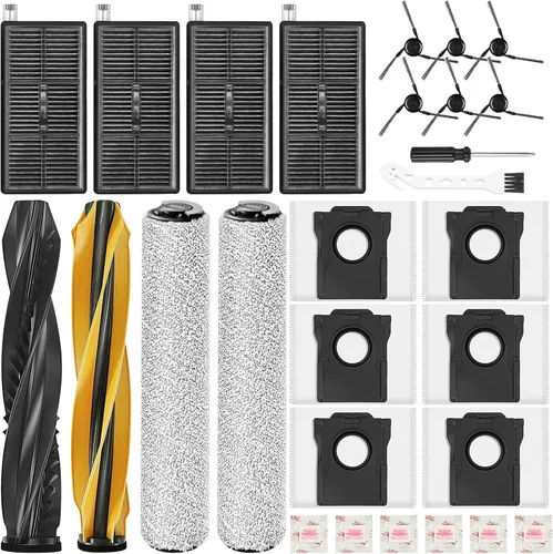Vista 22 de Paquete de 25 piezas de repuesto para aspiradora robot eufy S1 y Omni S1 Pro