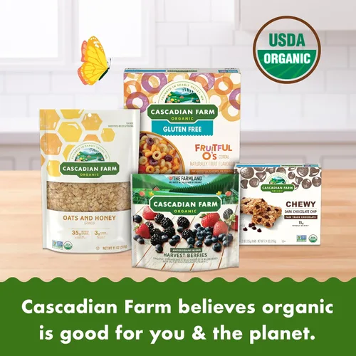 Vista 6 de Cascadian Farm Barras de granola con chispas de chocolate orgánico, 10 unidades, 12.3 oz