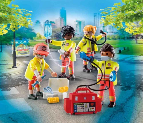 Vista 3 de Playmobil Equipo médico