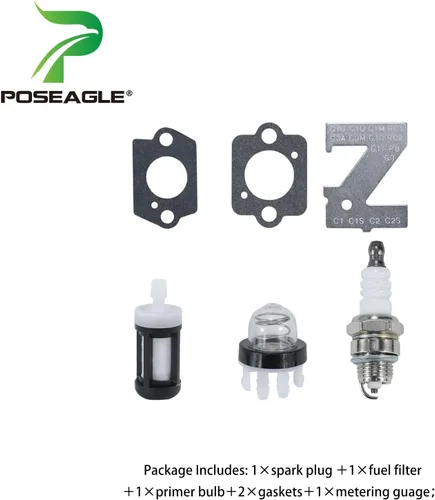 Vista 9 de Kit de carburador BR430 para sopladoras de mochila Stihl BR350, BR430, SR430, SR450. Reemplaza el kit de carburador Stihl br430, carburador Stihl