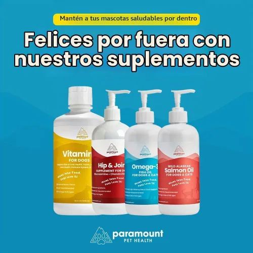 Vista 2 de Vitaminas y suplementos 100 % naturales para perros – Multivitamina líquida para perros – Vitaminas para perros mayores – Multivitaminas para perros