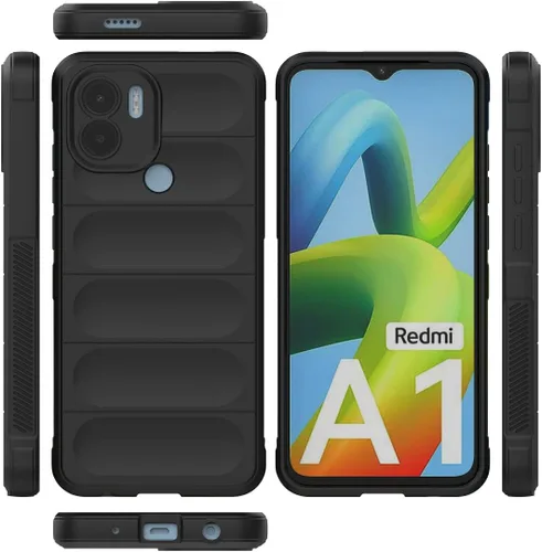 Vista 172 de Funda para Xiaomi Redmi A1 4G Caso,TPU teléfono móvil suave caso para Xiaomi Redmi A1 4G 220733SI 220733SG 220733SL 220743FI Funda Negro