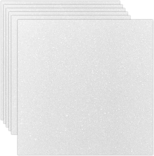 Vista 9 de Rramorrra - Papel de cartulina negra con purpurina de 12 x 12 pulgadas, 15 hojas de 12.35 oz/m²/130 libras, papel de construcción negro brillante