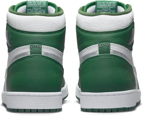 Vista 6 de Jordan Air Jordan 1 Retro High OG DZ5485 303 Gorge Green - Talla 10.5 para hombre, Garganta VerdePlateado Metálico-Wh