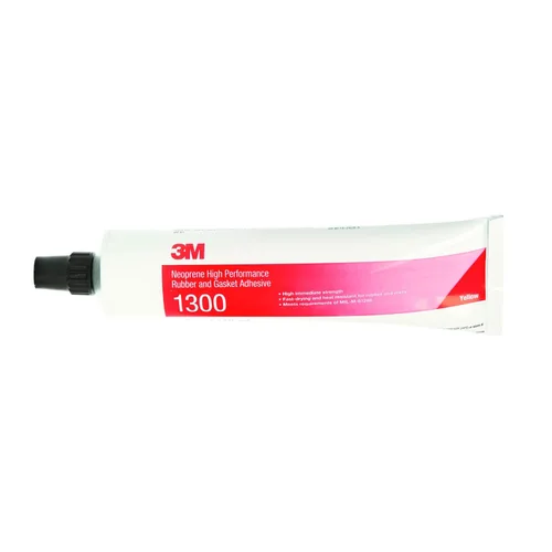 Vista 3 de 3M Neopreno adhesivo de alto rendimiento para juntas y caucho 1300, color amarillo, grado industrial, resistente, para unión de juntas, tubo de 5 fl