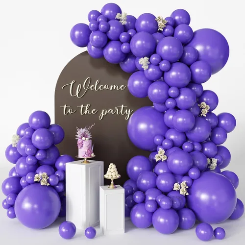 Vista 29 de Globos rosa claro, 125 piezas de diferentes tamaños de 8, 12, 10, 5 pulgadas, kit de arco de globos rosa pálido pastel para princesa, cumpleaños