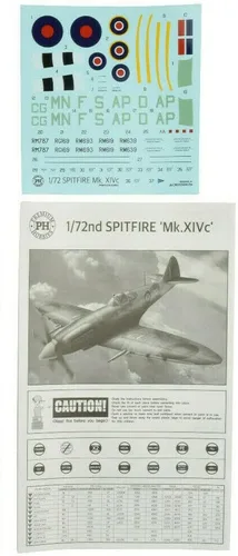 Vista 3 de Premium Hobbies Spitfire Mk. XIV C 1:72 Kit de avión modelo de plástico 132V