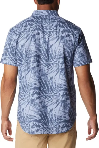 Vista 2 de Columbia - Camisa de manga corta para hombre con estampado de Rapid Rivers