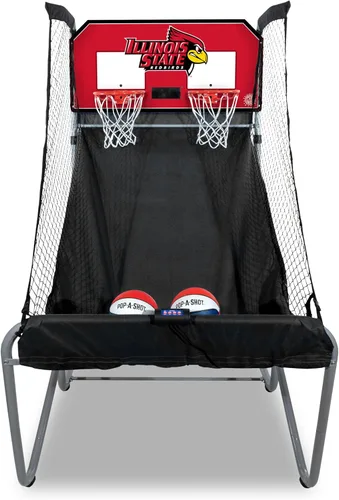 Vista 22 de Pop-A-Shot - Home Dual Shot with NCAA Graphics l Sensor Scoring l 16 Game Modes l 7 Balls l Foldable Storage l for All NCAA Fans
