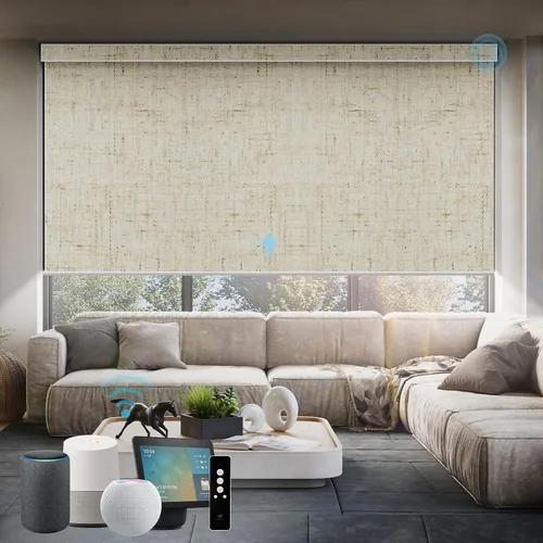 Vista 38 de SmartWings Persianas Motorizadas con Sombras para Ventana Control Remoto Funciona con Thread Apple Homekit Z-Wave Alexa 100% Blackout de Doble Cara