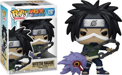 Vista 2 de POP Naruto Shippuden - Figura de vinilo de Kotetsu Hagane Funko (paquete con funda protectora de caja compatible), multicolor, 3.75 pulgadas