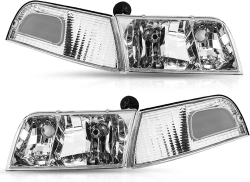Vista 20 de TUSDAR Juego de montaje de faros delanteros para Ford F-250 F-350 F-450 F-550 Super Duty lado del pasajero del conductor