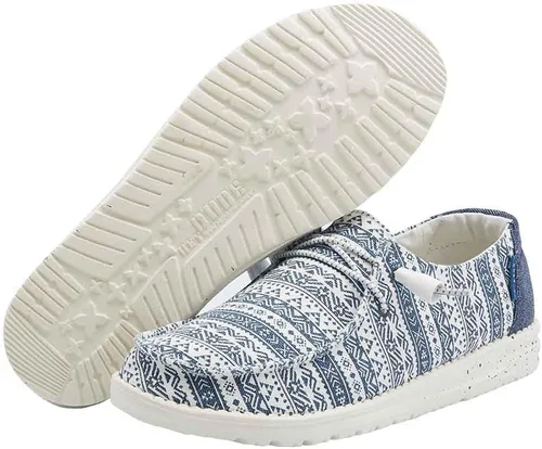 Vista 95 de Hey Dude Wendy - Zapatos de mujer, mocasines sin cordones para mujer, cómodos y ligeros