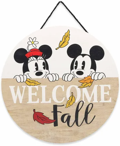 Vista 13 de Open Road Brands Disney Mickey Mouse y Minnie Mouse - Letrero de pared en forma de corazón Negro/blanco