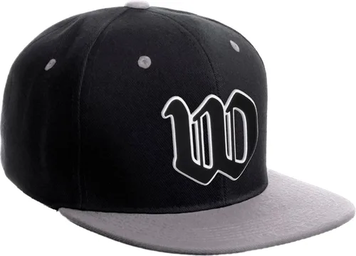Vista 1686 de Daxton Gorra clásica con visera de billete plano con letras del alfabeto inglés antiguo de la A a la Z