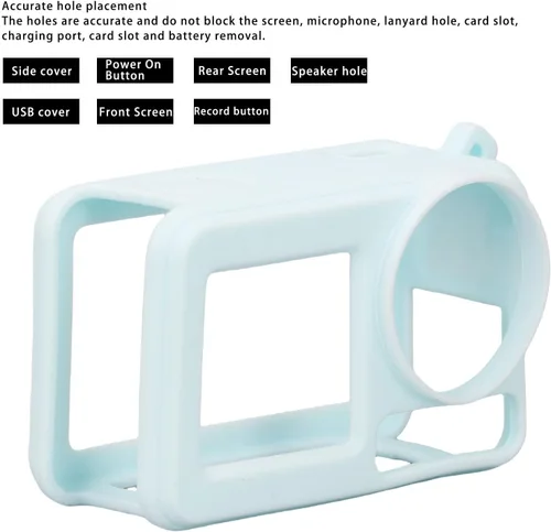 Vista 4 de Pssopp Funda de silicona para cámara, a prueba de golpes, a prueba de huellas dactilares, a prueba de aceite, lavable, funda protectora suave