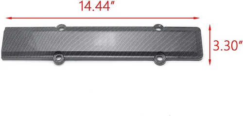 Vista 2 de x xotic tech Cubierta de inserción de bujía de válvula de motor Serie B, estilo de fibra de carbono, compatible con Honda Civic B16 B18 VTEC