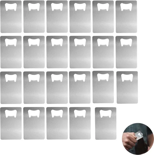 Vista 7 de 50 unidades de acero inoxidable para tarjetas de crédito
