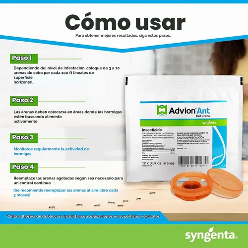 Vista 5 de Advion Ant Bait Arena 12ct