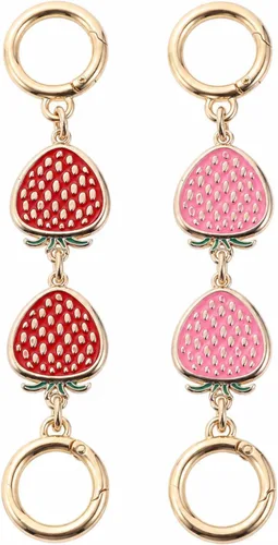 Vista 14 de AGEN KGEN Cadena extensora de correa para bolso de mano para mujer, exquisita correa de cadena de repuesto 1 mariposa