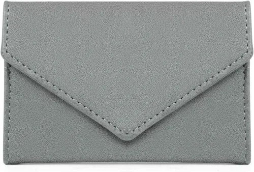 Vista 11 de XEYOU Funda para tarjetas de crédito para mujer, tarjetero con bolsillo frontal para mujer Sobre estilo negro