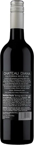Vista 3 de Chateau Diana Cero - Vino tinto eliminado con alcohol (3x 750)