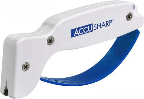 Vista 16 de AccuSharp Serie Gourmet - Afilador de cuchillos de 15 grados para cuchillos gourmet, cuchillas reversibles de carburo de tungsteno afilado
