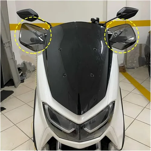 Vista 6 de Protector de manillar de motocicleta Protector de mano para Ya&maha para X y max para 125 para 250 para 300 para 400 para NMAX para 125 para 155