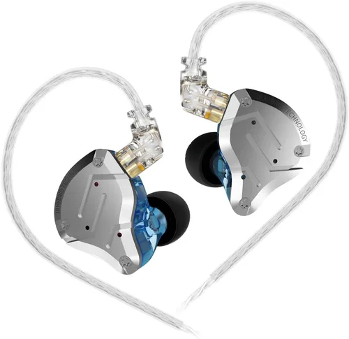 Vista 15 de KZ ZS10 Pro Monitor In Ear, Auriculares IEM, Auriculares para Juegos con Drivers 4BA y 1DD, Auriculares KZ HiFi IEM ZS10 Mejorados con Cable OFC