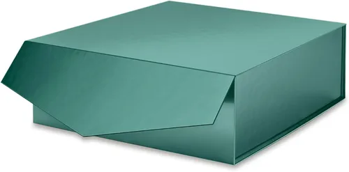 Vista 20 de Caja de regalo negra con tapa magnética para regalo Negro-9
