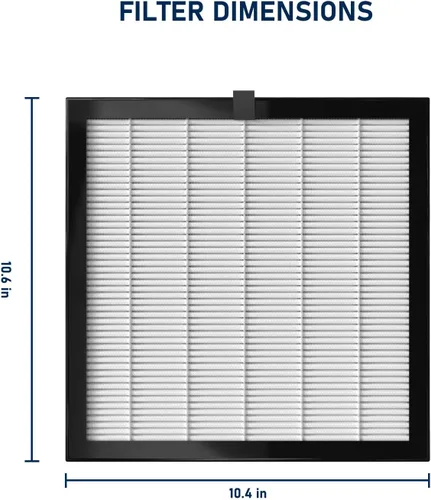 Vista 6 de Paquete de 2 filtros de repuesto G3 True HEPA FXAP2W compatibles con purificador de filtro de aire AME=EU G3 Sferf-30 (FXAP2W), VEWIOR A3 y Tailulu