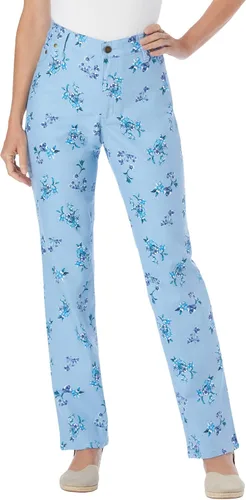 Vista 5 de Woman Within Jeans elásticos de pierna recta de talla grande para mujer