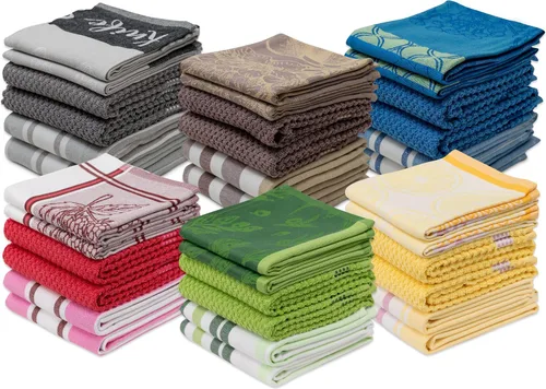 Vista 6 de MyPillow Paquete de 6 paños de cocina con bayas