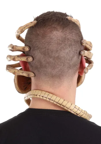 Vista 4 de Accesorio de máscara de disfraz Alien Facehugger Multicolor