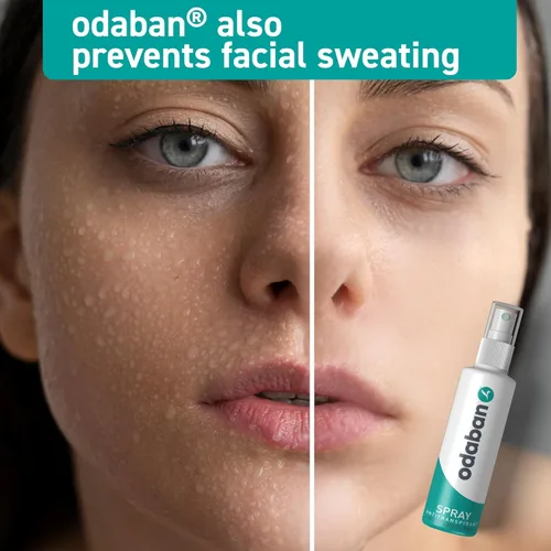 Vista 6 de Desodorante antitranspirante odaban, fuerza clínica y protección, desodorante para hombres y mujeres para sudoración escisiva e hiperhidrosis, sin