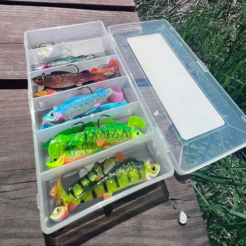 Vista 6 de Northland Tackle Mimic Minnow Gamefish - Juego de señuelos de pesca de caza, varios tamaños y colores para lucioperca, lucio