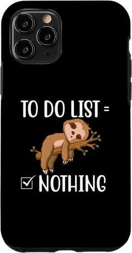 Vista 28 de To Do List - Sleeping Sloth Wildlife Animal Lover Zookeeper Case for iPhone 15