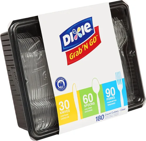 Vista 3 de Dixie Grab' N Go, CH0369DX7, contenedor de cubiertos (180 unidades)