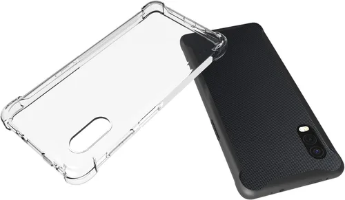 Vista 3 de USTIYA Funda para Samsung Galaxy XCover Pro Clear TPU Cuatro Esquinas Funda Protectora Transparente Suave Funda
