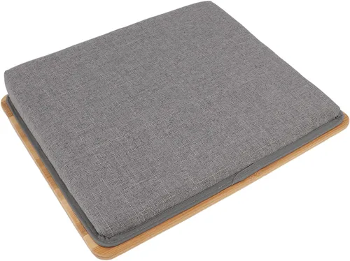 Vista 6 de Laptop Table Multifunction Ergonomic Lap Desk Bed Tray with Soft Cushion for Reading Writing Working Travel Lightweight Portable Sturdy Durable Safe