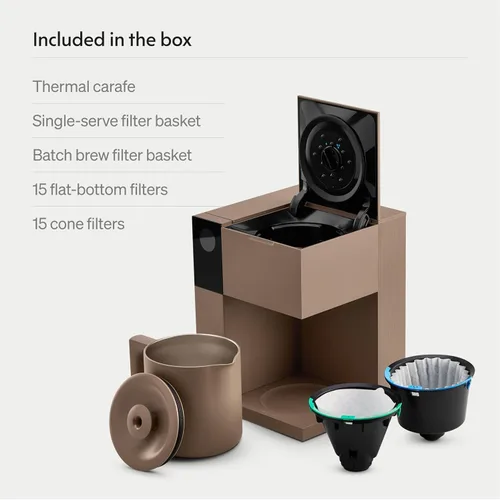 Vista 4 de Fellow Aiden Precision Smart - Cafetera de goteo, 1-10 tazas, jarra térmica Cold Brew Preset, App-Enabled Scheduling, Custom Brew Profiles, Bloom