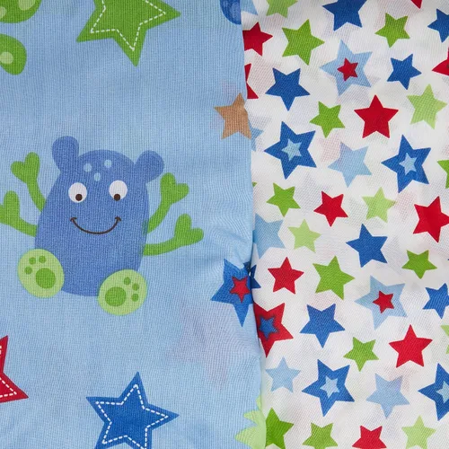 Vista 7 de Little Bedding by NoJo Monster Babies - Juego de sábanas para cuna de 2