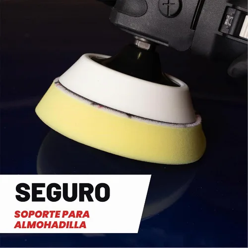 Vista 7 de Maxshine 2" Juego Universal Profesional de Almohadillas Giratorias para Pulidor – Placa de Alto Rendimiento de 50mm con Rosca de 5/8" – Compatible