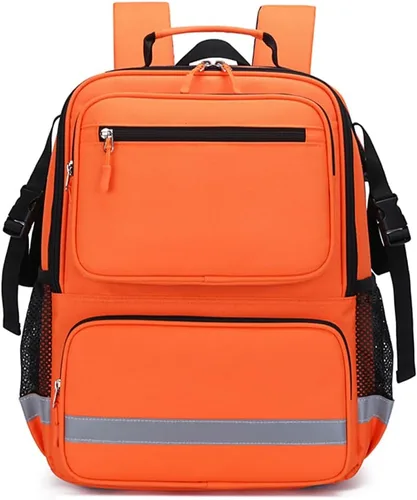 Vista 10 de Bolsa de primeros auxilios para trauma, mochila vacía, kits de emergencia médica, bolsa de salto para emergencias médicas, EMS, policía, bomberos